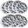 Cuisy Lot de 10 assiettes à escargots en aluminium