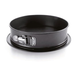 Ibili Moule démontable rond avec fond extra, antiadhésif, acier, Ø20 x 6,5 cm