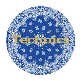 Magma Lp Slipmat Technics Bandana 2 - Lot de 2 patins design Technics Bandana 2