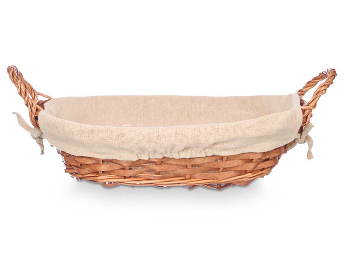 Kipit Ceste Ovale avec Anses 40x14x26 cm Tissu Coton et Polyester Osier Naturel (Set de 24) Kipit Ceste Ovale avec Anses 40x14x26 cm Tissu Coton et Polyester Osier Naturel (Set de 24)