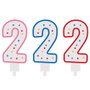 Party Time Bougie Anniversaire Chiffre 2