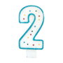 Party Time Bougie Anniversaire Chiffre 2