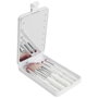 Cosmetic Club Miroir LED avec 5 Pinceaux de Maquillage