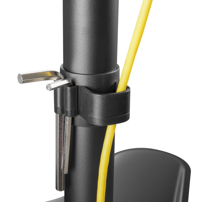 Ewent EW1535 Support de table pour moniteur jusqu'à 34 pouces avec VESA 75x100, réglable en hauteur, inclinaison et rotation