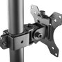 Ewent EW1535 Support de table pour moniteur jusqu'à 34 pouces avec VESA 75x100, réglable en hauteur, inclinaison et rotation