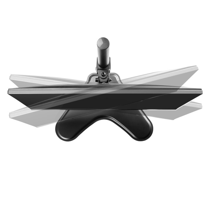 Ewent EW1535 Support de table pour moniteur jusqu'à 34 pouces avec VESA 75x100, réglable en hauteur, inclinaison et rotation