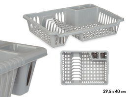 KINVARA Escurreplatos Pequeño Gris Plata