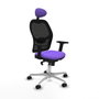 Piqueras y Crespo Chaise de Bureau avec Appui-tête 2D086N1 Lila