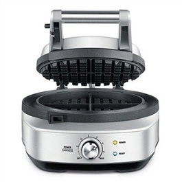 Sage SWM520BSS4EEU1 Gaufrier circulaire classique 'No-Mess' avec contrôle de cuisson, en acier inoxydable brossé