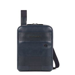 Piquadro Sac Bandoulière Obidos en Cuir pour Homme - Bleu