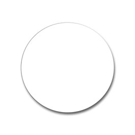 UCAFIX Bouchons Adhésifs Blancs Lisses 20 mm (Pack de 600)