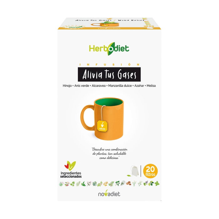 Nova Diet Herbodiet Alivia Tus Gases 20 sachets filtres Nova Diet Herbodiet Alivia Tus Gases 20 sachets filtres
