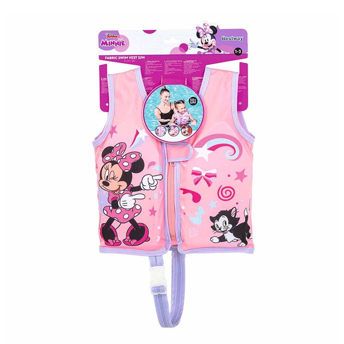 Bestway 09104 Chaleco Minnie Mouse UPF 50+ 51 cm 1-3 ans Piscine et Plage