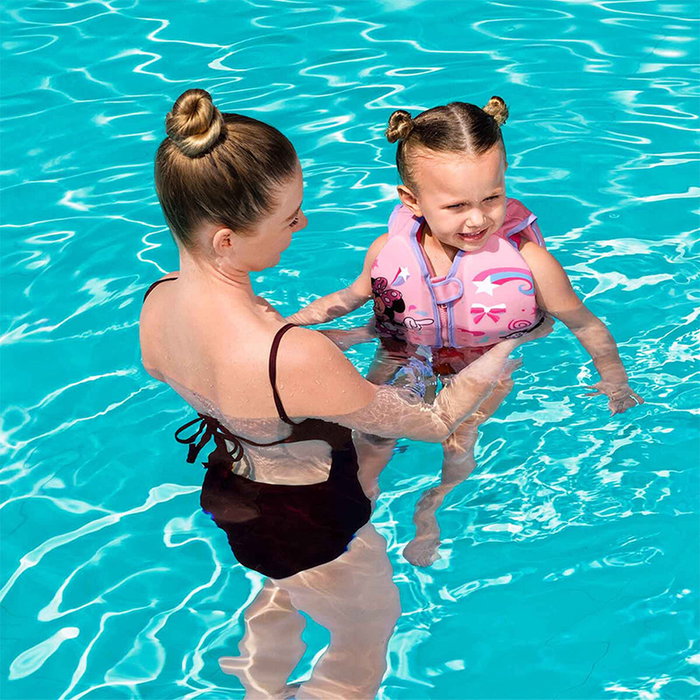 Bestway 09104 Chaleco Minnie Mouse UPF 50+ 51 cm 1-3 ans Piscine et Plage
