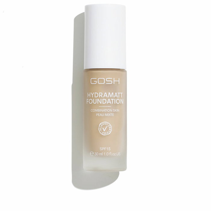 Gosh Hydramatt Fond de teint liquide 006-lumière moyenne-neutre SPF15
