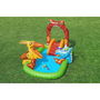 Bestway Piscine Gonflable Parc de Jeux Dinosaure 241x140x137 cm +3-6 Ans Jardin 53160