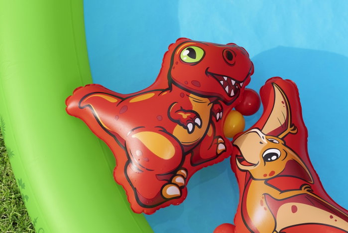 Bestway Piscine Gonflable Parc de Jeux Dinosaures 241x140x137 cm +3-6 Ans Jardin 53160 Bestway Piscine Gonflable Parc de Jeux Dinosaures 241x140x137 cm +3-6 Ans Jardin 53160