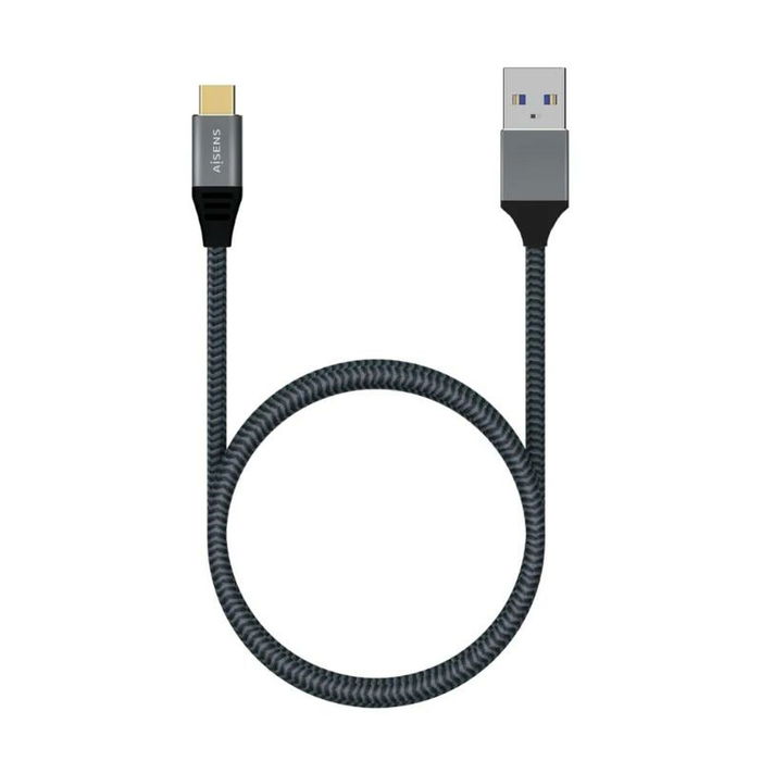 Câble USB A vers USB-C Aisens A107-0633 2 m Gris (1 Unité)