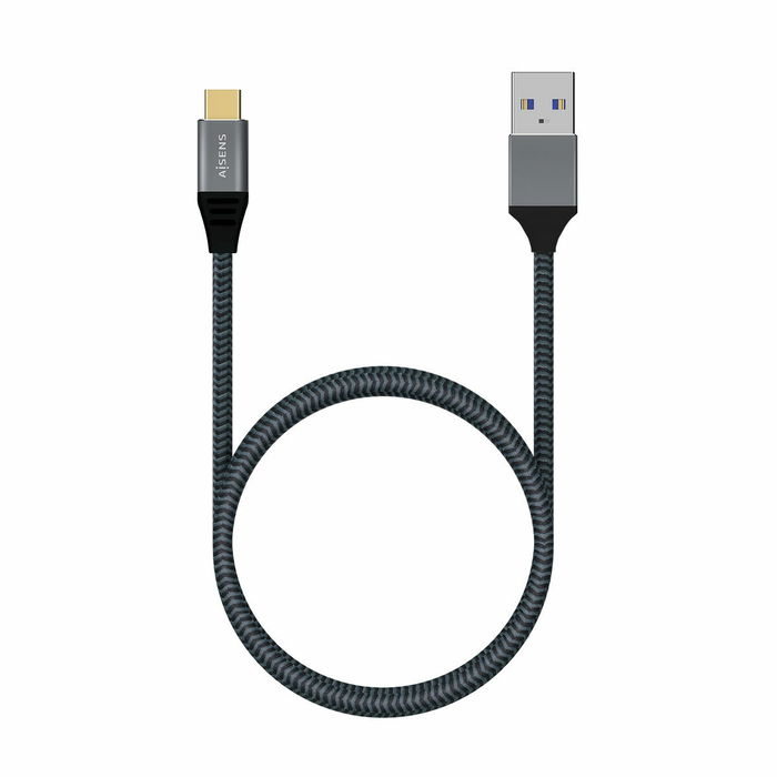 Câble USB A vers USB-C Aisens A107-0633 2 m Gris (1 Unité)