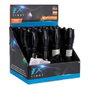Fx Light Lampe torche LED aluminium 12,5 cm avec zoom noire 3 piles AAA