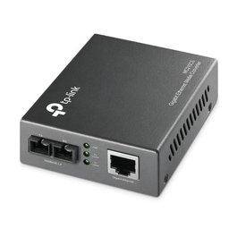 Omada MC210CS Convertisseur Media Fibre vers Cuivre 1000 Mbps, Single-Mode 1310 nm, Portée jusqu'à 15 km avec SC