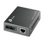 Omada MC210CS Convertisseur Media Fibre vers Cuivre 1000 Mbps, Single-Mode 1310 nm, Portée jusqu'à 15 km avec SC