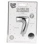 Party Time Ballon Chiffre 7 Argent 35 cm