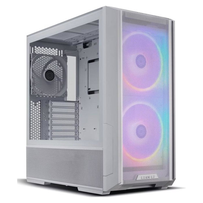 Lian Li LANCOOL 216 Boîtier PC Gaming E-ATX Midi-Tower Blanc, Panneaux Maillés, Ventilateurs PWM 160mm, Gestion Câbles Lian Li LANCOOL 216 Boîtier PC Gaming E-ATX Midi-Tower Blanc, Panneaux Maillés, Ventilateurs PWM 160mm, Gestion Câbles