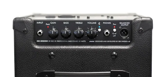 EBS Session 30 Mk3 Ampli Basse Combo 1x8" Tweeter - 30W Bluetooth EBS Session 30 Mk3 Ampli Basse Combo 1x8" Tweeter - 30W Bluetooth