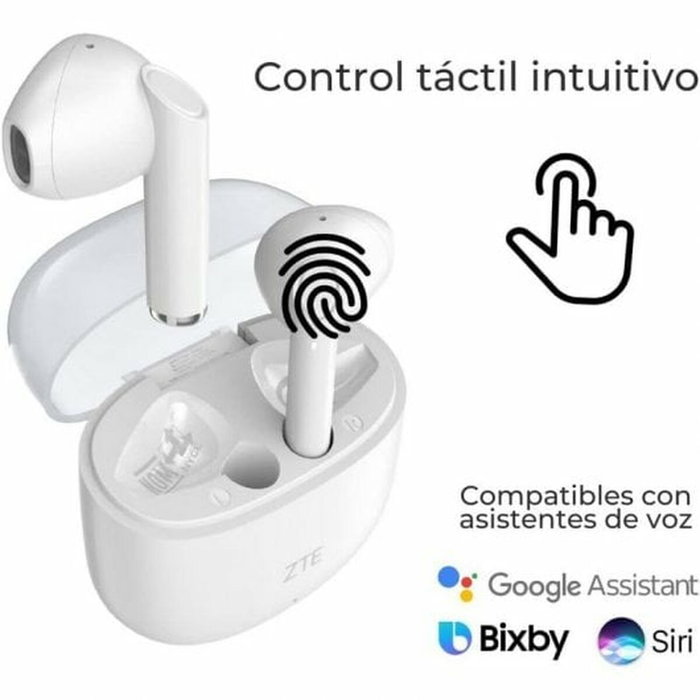 Casques Sans Fil ZTE BUDS 2 Blanc Casques Sans Fil ZTE BUDS 2 Blanc