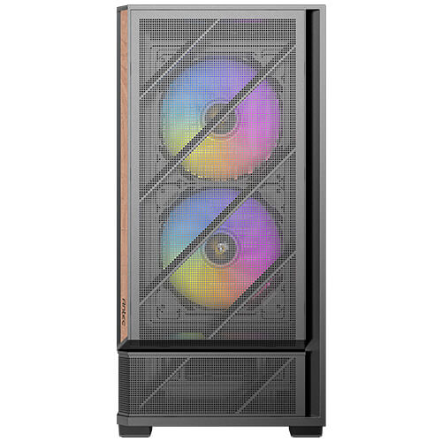 Antec P30 ARGB Boîtier PC Gaming Moyen Tour ATX avec 5 Ventilateurs PWM ARGB, Panneau en Verre Trempé, USB 3.0 et USB-C