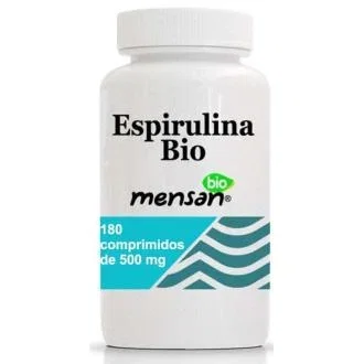 MENSAN Spiruline 500 mg 180 comprimés Bio Complément Alimentaire MENSAN Spiruline 500 mg 180 comprimés Bio Complément Alimentaire