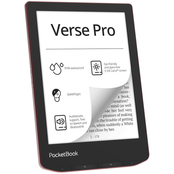 PocketBook eBook Reader Verse Pro Red S