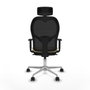 Piqueras y Crespo Chaise de Bureau 1D086N2 Crème