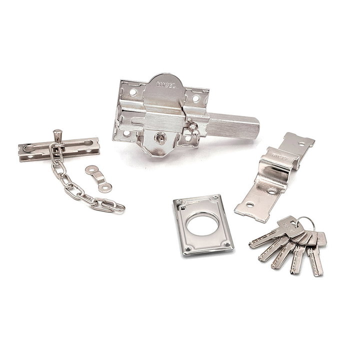 Serrure de sécurité Micel crr10 86b/50 Acier nickel 50 mm Recouvrir