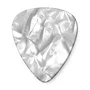DUNLOP Pack de 12 médiators Genuine Celluloid Blanco Perlado - X Heavy
