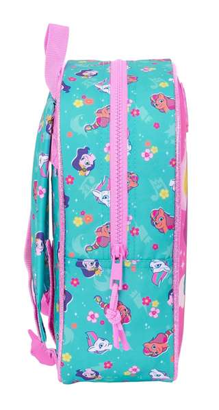 Safta Mochila guarderia adapt.carro My Little Pony Magic 22 x 27 x 10 cm - Sac à dos maternelle adaptable à la poussette - Âge minimum recommandé : 3 ans