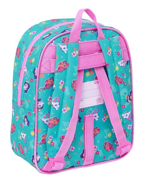 Safta Mochila guarderia adapt.carro My Little Pony Magic 22 x 27 x 10 cm - Sac à dos maternelle adaptable à la poussette - Âge minimum recommandé : 3 ans