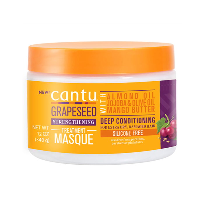 Cantu Masque Soin Intense Pépins de Raisin pour Cheveux 340g Cantu Masque Soin Intense Pépins de Raisin pour Cheveux 340g