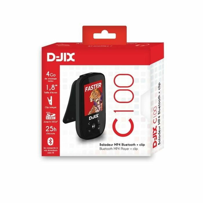 Logicom C100 Lecteur MP4 4 Go Noir