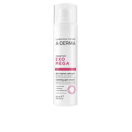A-Derma Gel-crème apaisant pour visage EXOMEGA, pour peaux atopiques et très sèches, soulagement immédiat, hydratation 72h, 40 ml
