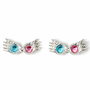 THE CARAT SHOP - Pendientes Gafas Luna Lovegood Harry Potter - Boucles d'oreilles Lunettes - Cristal bleu et rose - Zinc, cuivre, aluminium - Sans cadmium ni plomb