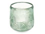 GIFTDECOR Porte-bougie Cercle Rayé Vert