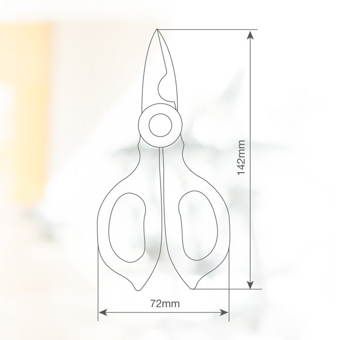 Hantums Ciseaux professionnels pour électricien design ergonomique