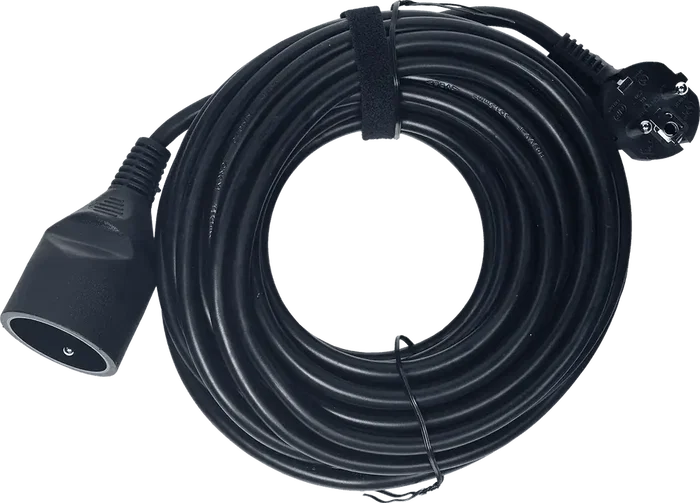 ALGAMLIGHT Rallonge Standard PVC H05VV-F 3G1,5mm² 10m Noir