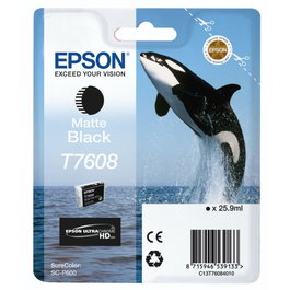 Epson Cartouche d'encre SureColor SC-P600 noir mat T 7608N