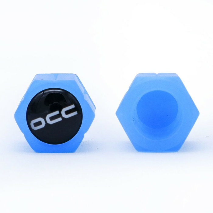 Occ Sport Bouchons de Valve LED Bleu (Pack de 4)