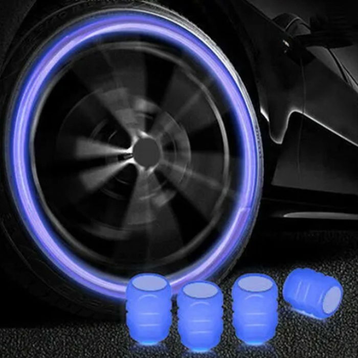 Occ Sport Bouchons De Valve Led Bleu OCCLEV004 Universels Fluorescents 4 Pièces Occ Sport Bouchons De Valve Led Bleu OCCLEV004 Universels Fluorescents 4 Pièces