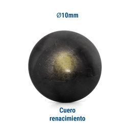 Q&Q Tachuela Lisa Hierro Latonado Ø10mm Diam.Tach 10Mm Acabado Cuero Set de 1000
