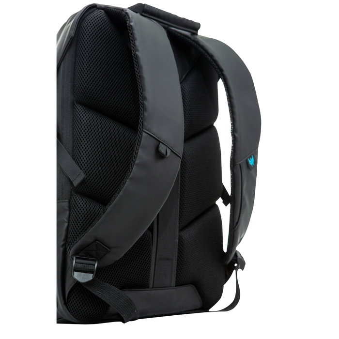 Acer Predator Utility Lite PBG450 - Sac à dos pour ordinateur portable 16 pouces, Noir/Bleu